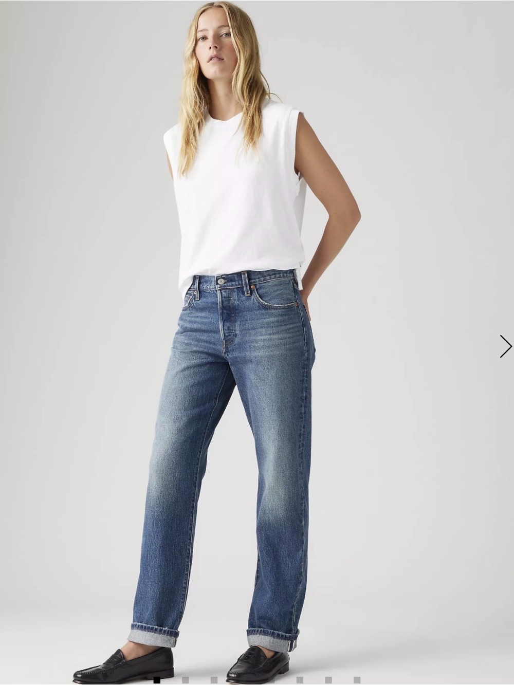 Levi's 501® Women’s Dark Blue Denim Jeans